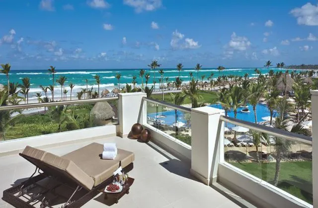 Hard Rock Hotel Casino Punta Cana terrasse chambre vue mer